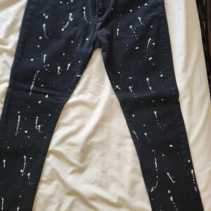 Black faded jeans size super slim